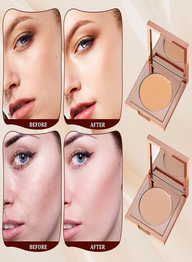 docucher Colored Clay Undereye Corrector, under Eye Concealer, under Eye Color Corrector, Undereye Color Corrector for Dark Circles, Under Eye Corrector for Dark Circles with Brush (Light) - Image 4